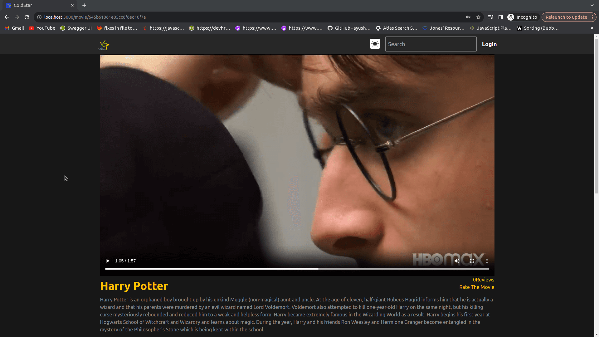Movie Page